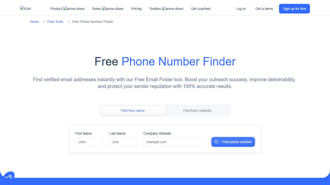 Free Phone Number Finder